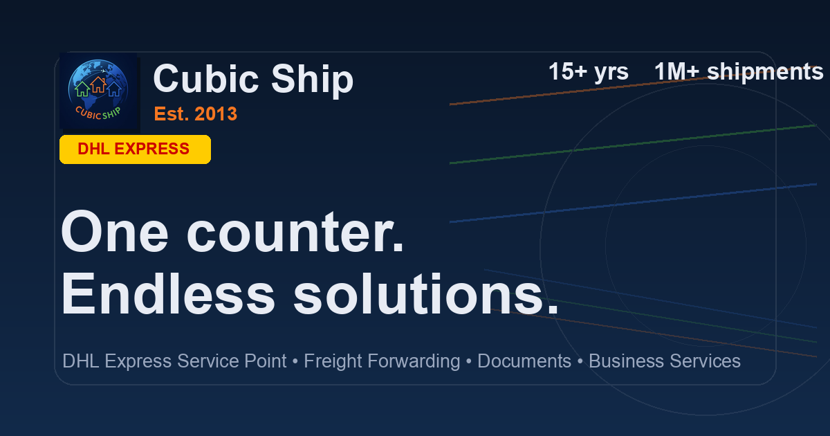 Track Your Shipment - Cubic Ship